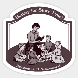 Hooray for Story Time! Sticker